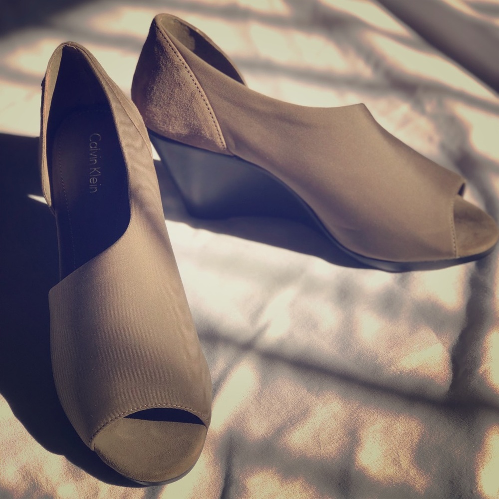 Calvin Klein wedge shoes